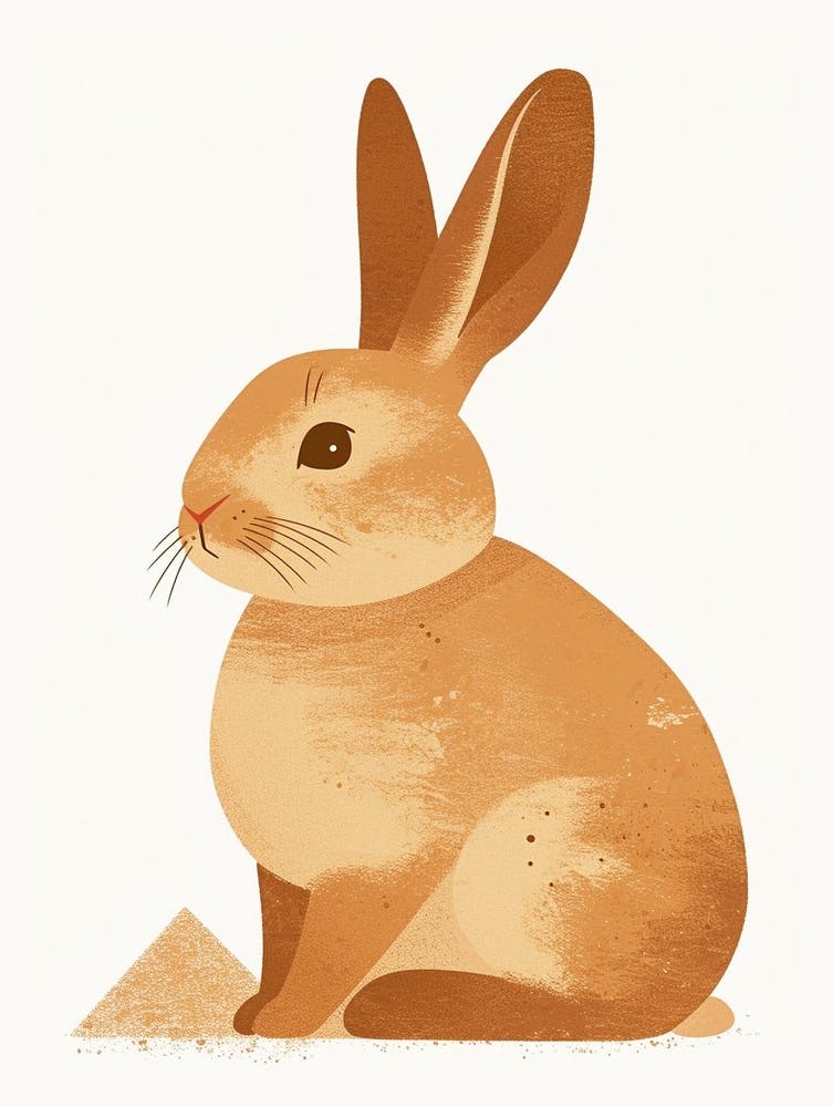 Beveren Rabbit Nursery Illustration 4