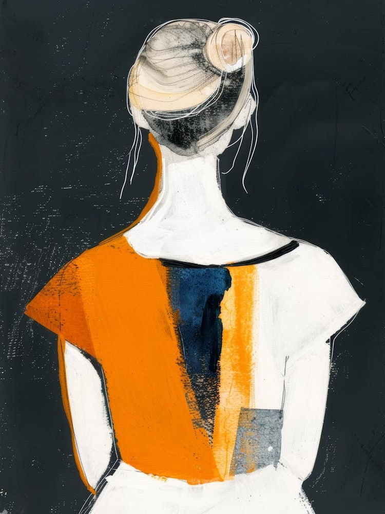 Back View Of A Woman