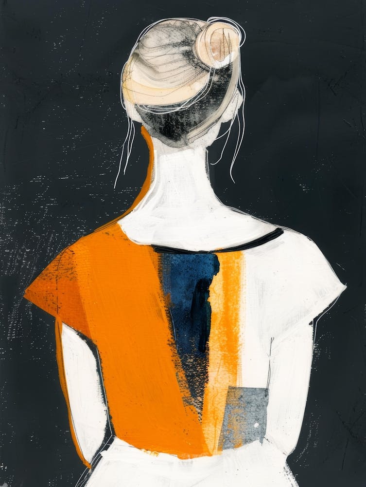 Back View Of A Woman