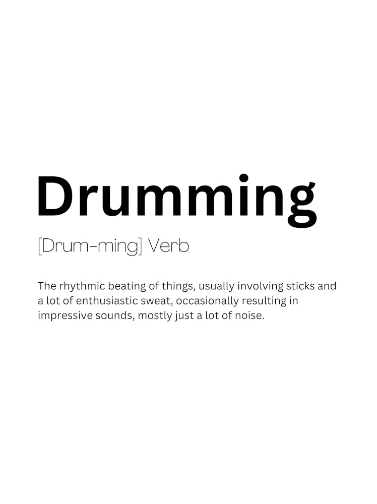 Drumming Definition Meaning