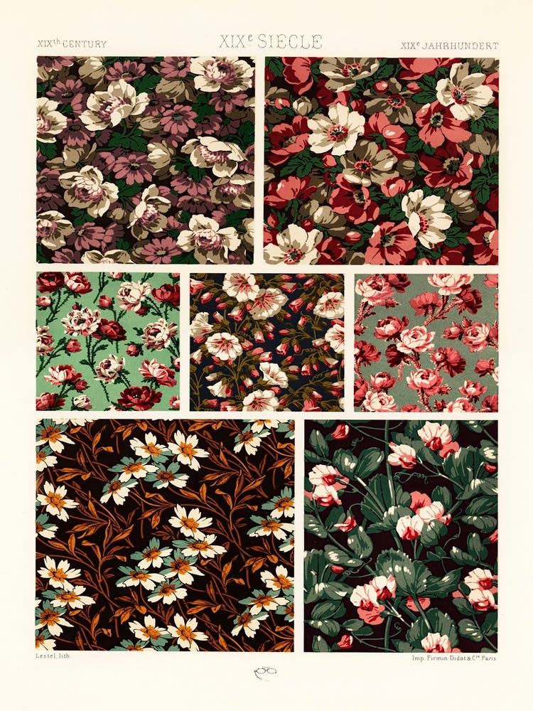 19th Century Pattern, Albert Racine