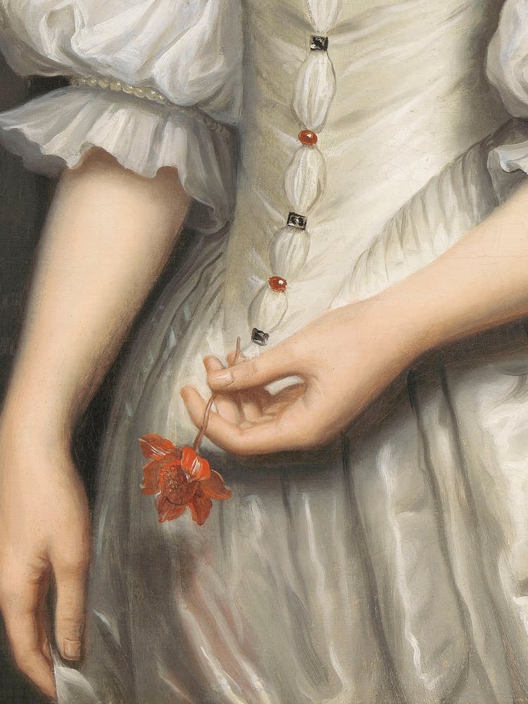 Renaissance Detail Of Woman Painting