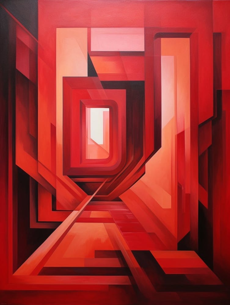 Dynamic Geometric Abstract Illustration 3