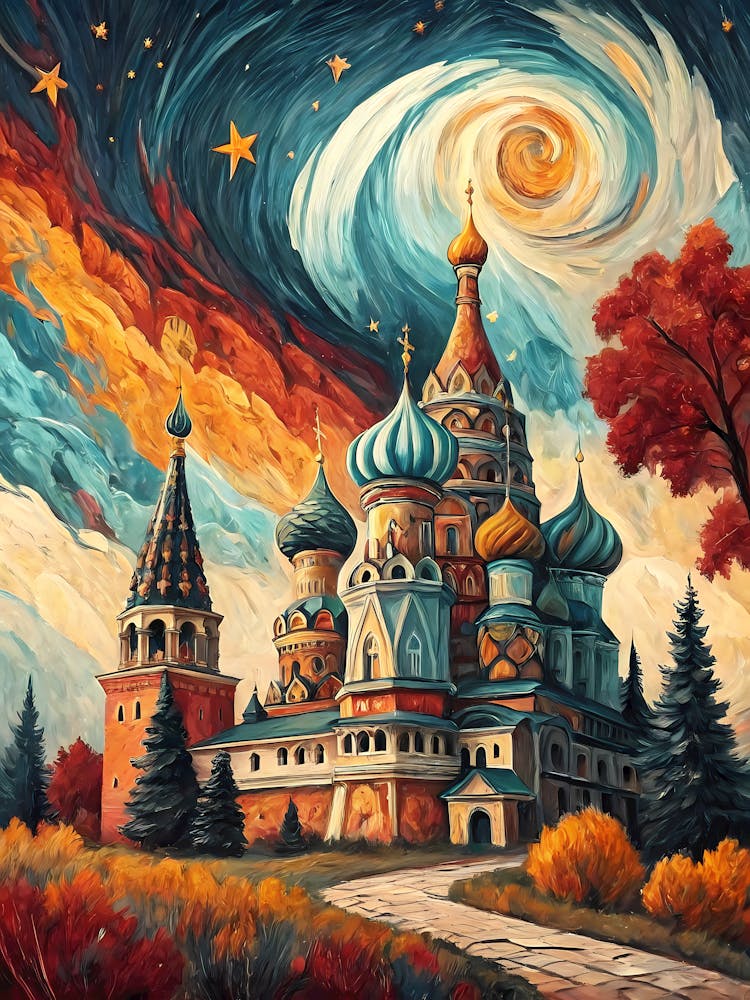 Oil Painting Style 3d Effect Abstract Wallpaper