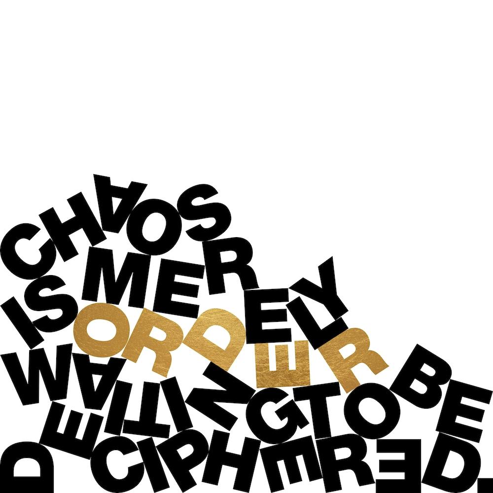 Chaos And Order White And Gold