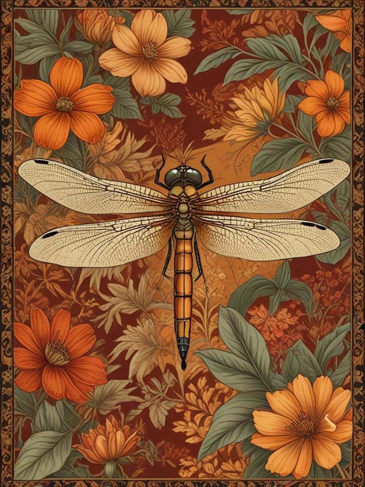 William Morris Dragonfly Autumn Exhibit (7)