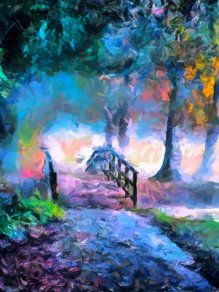 Bridge In The Forest