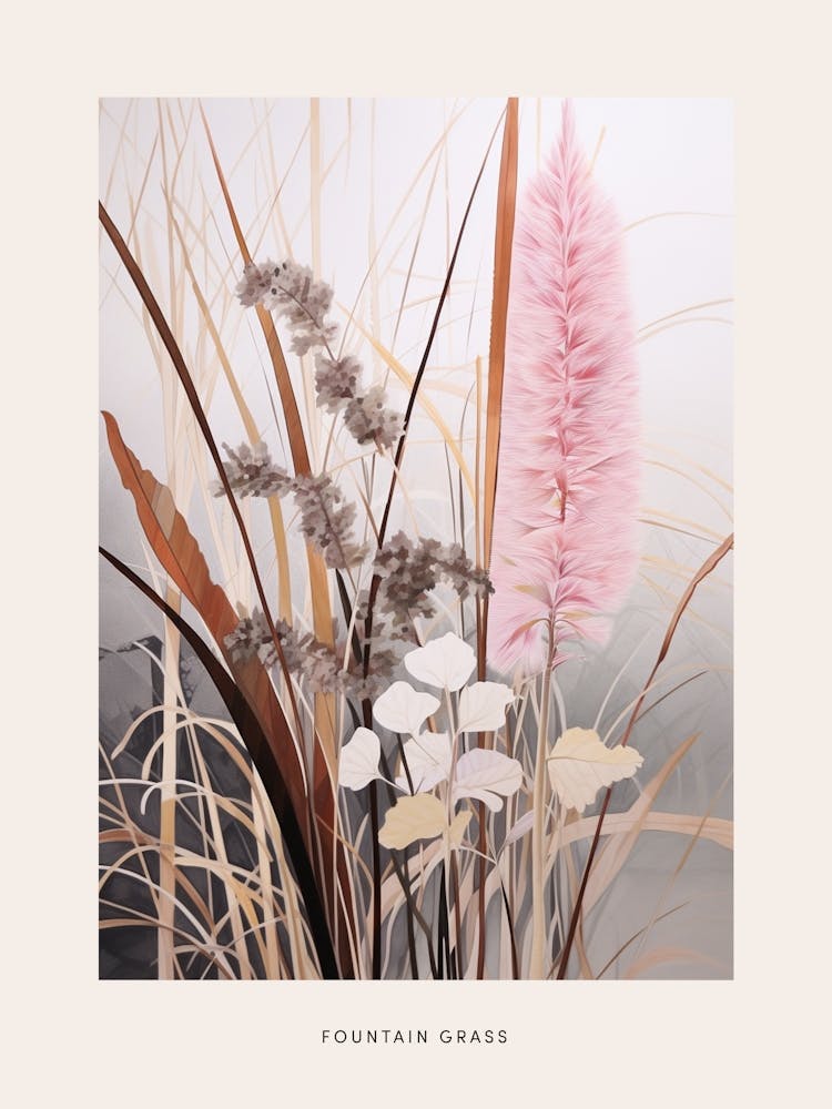 Affiche : Illustration Florale - Herbe aux Fontaines 2