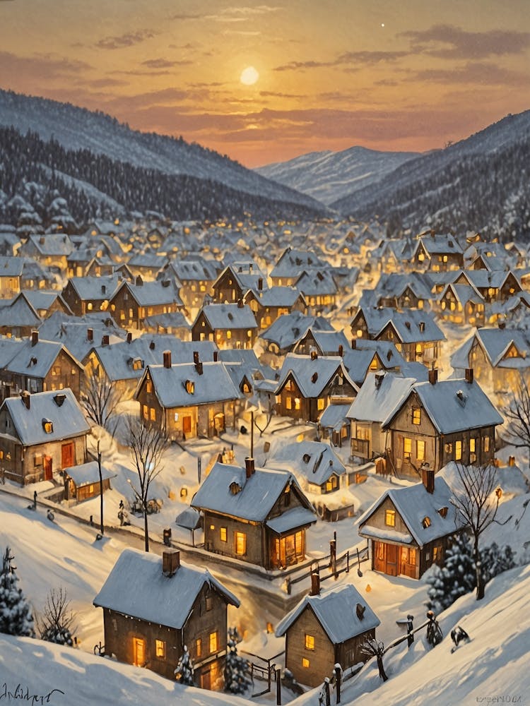 Winter Village no1
