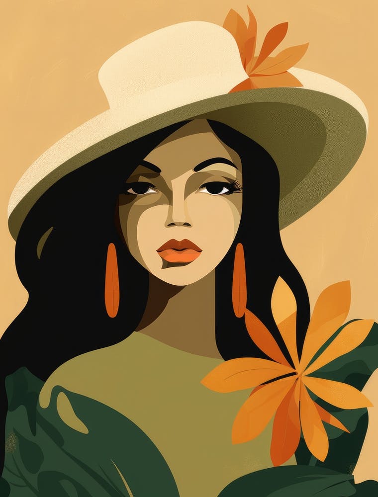 Woman In A Hat 23