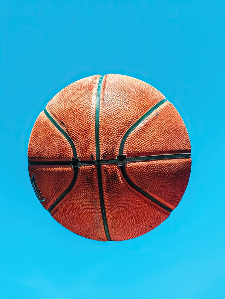 Basketball Ball In The Sky