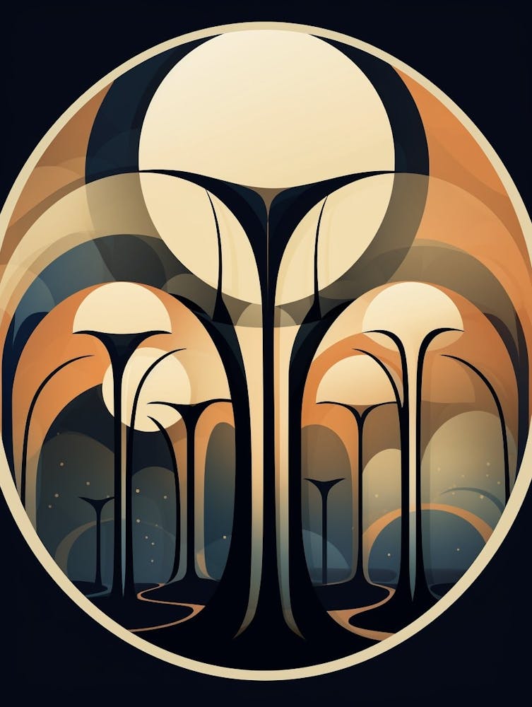 Art Deco Abstract Minimalist 7