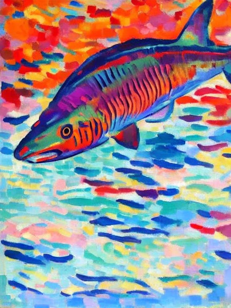 Nurse Shark Matisse Inspired