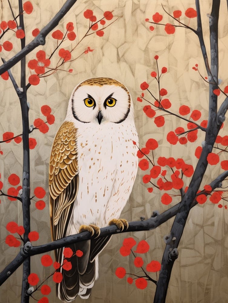 Illustration d'Oiseau Chouette 1
