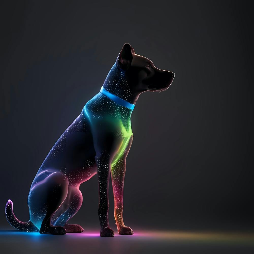 Glowing Dog 2