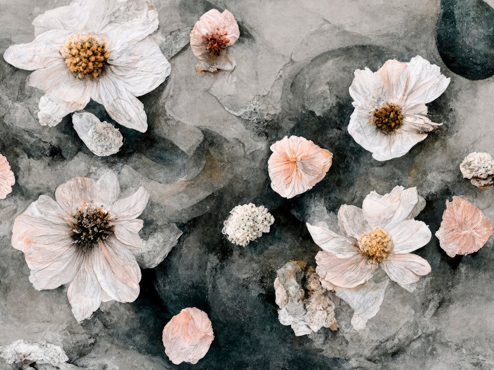 Flowers And Concrete No 2