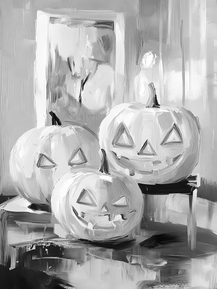 Black And White Pumpkins 19