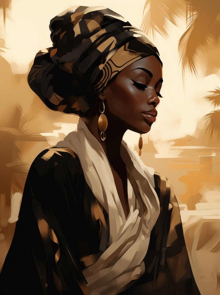 Afrikanische Frau 2