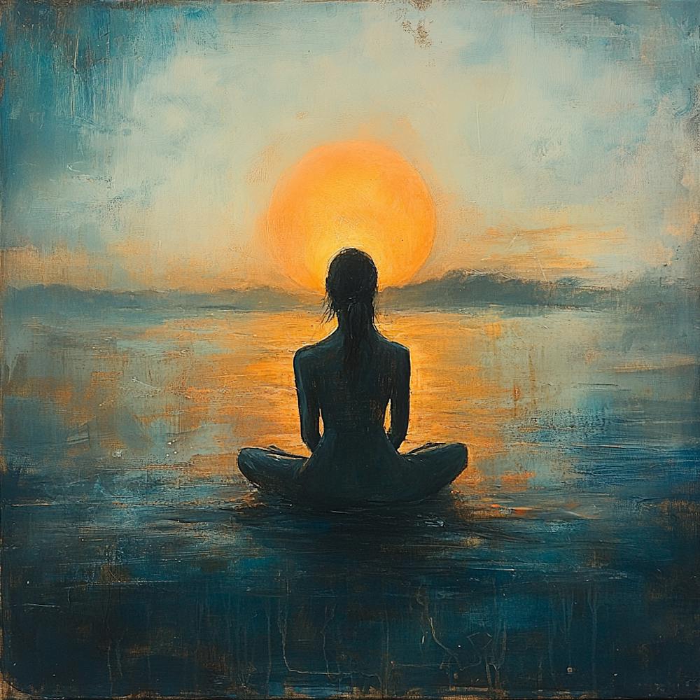Meditation At Sunset 2