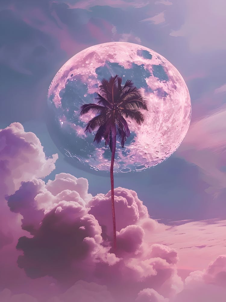 Moon And Clouds