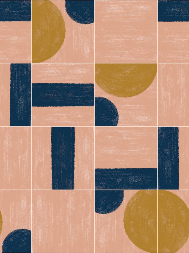 Painted Wall Tiles 03