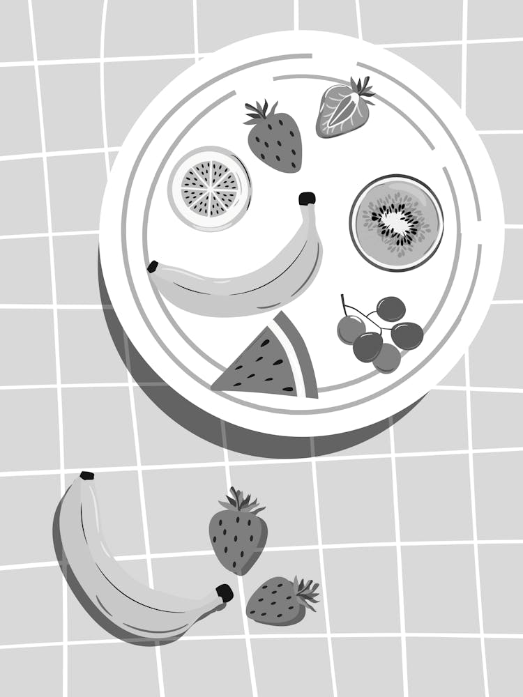 Assiette De Fruits