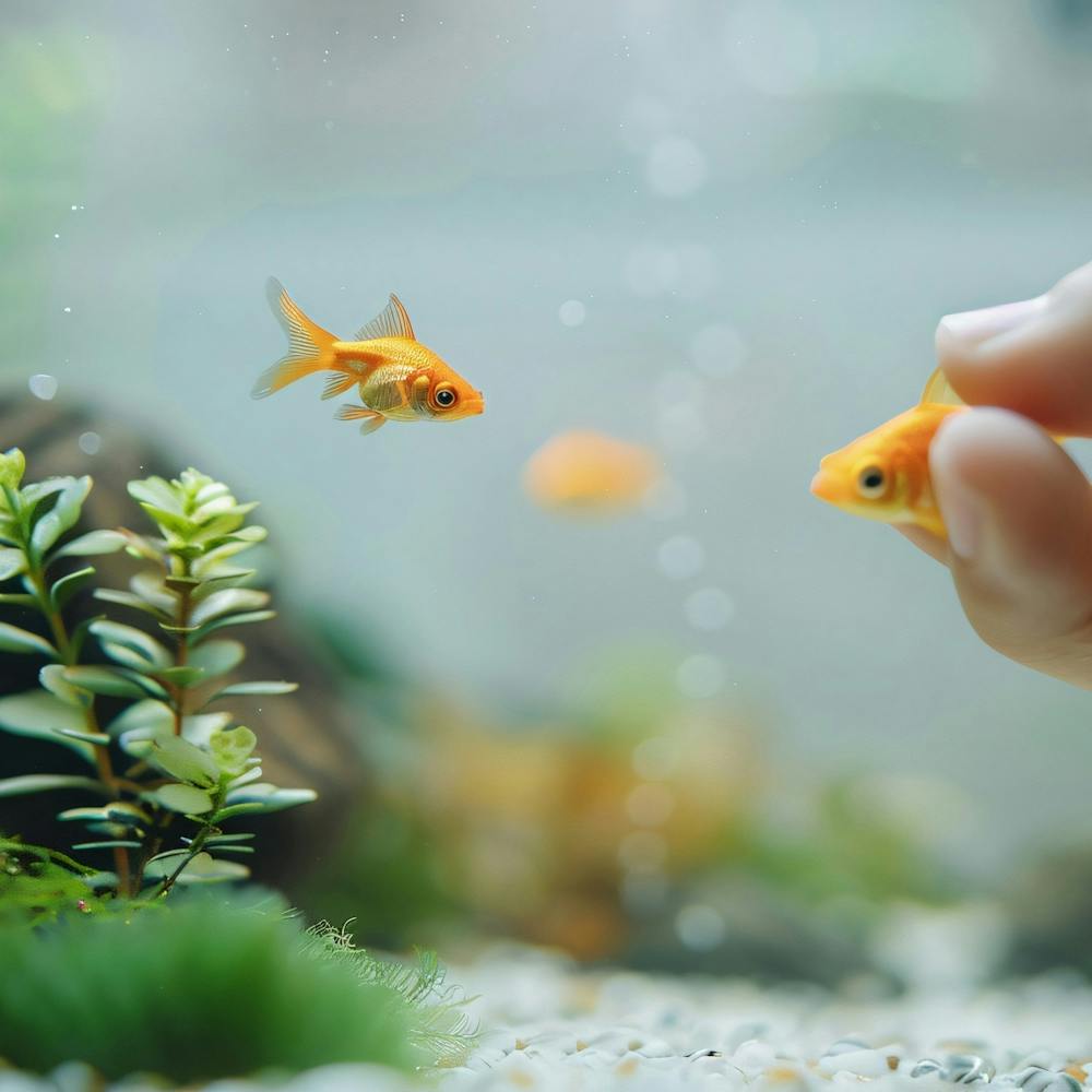 Poisson Rouge et Doigt