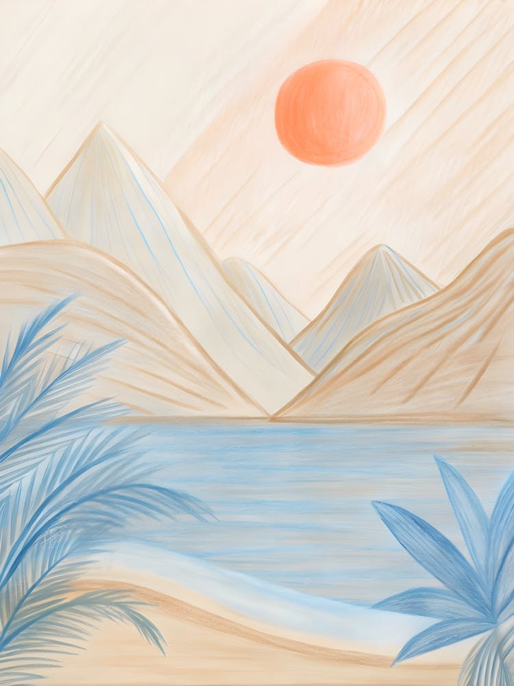Sunset Over The Sea 2
