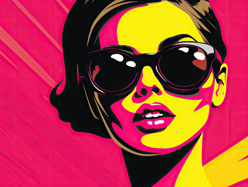 Girl In Sunglasses Woman Pop Art