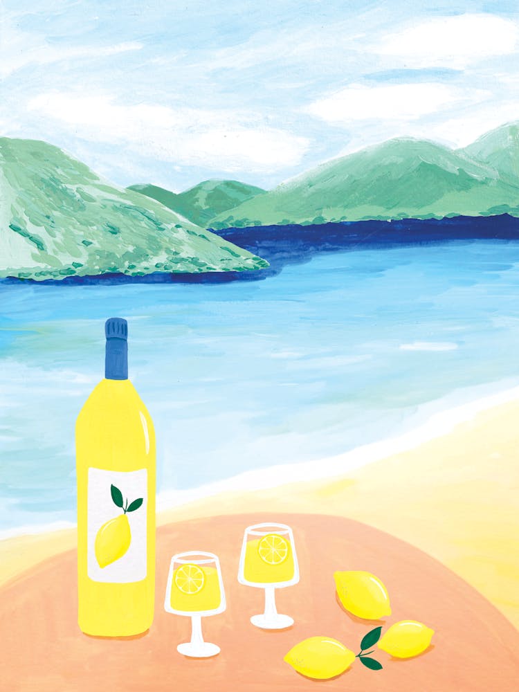 Lemoncello On The Beach