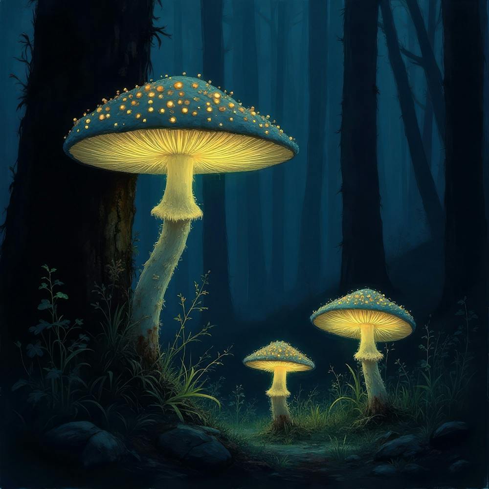 Mushrooms In The Forest 11