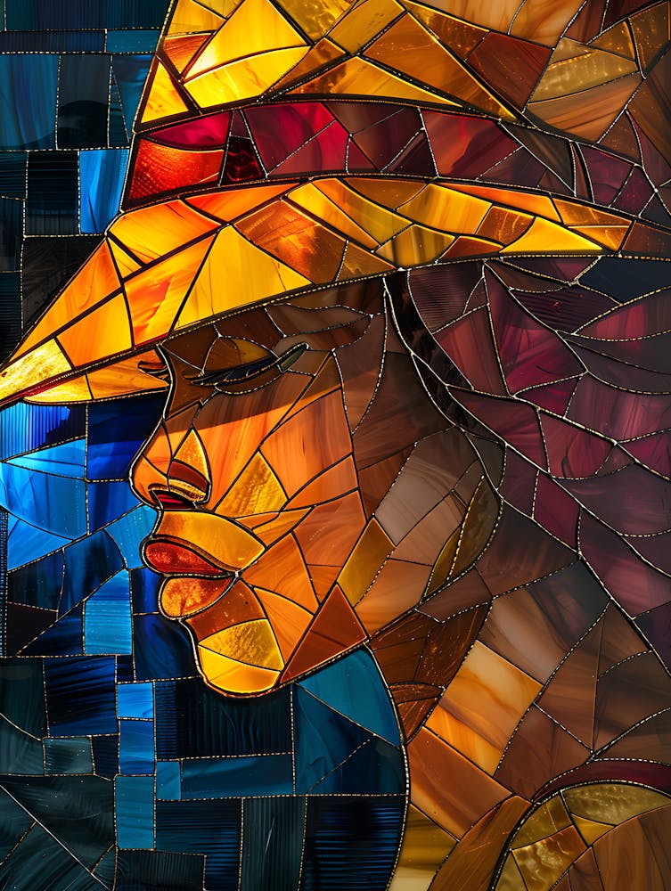 Mosaïque - Femme Au Chapeau