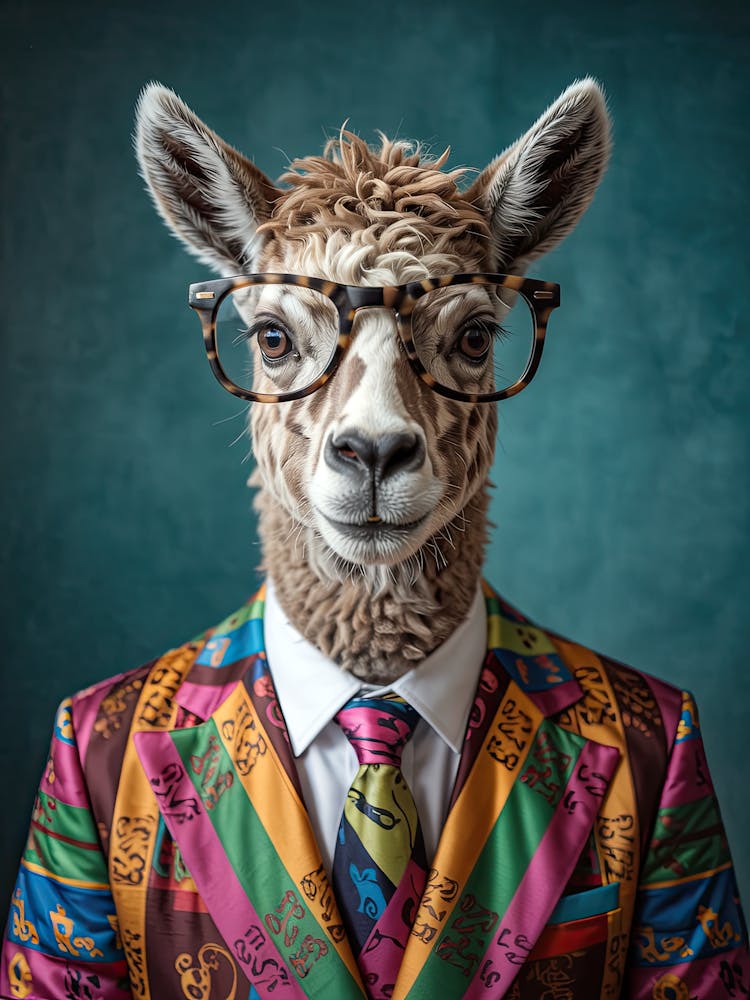 Llama In A Suit 3