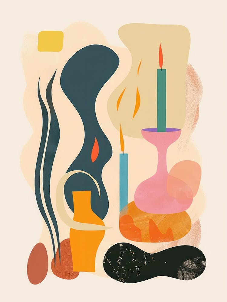 Collection Of Objects In Abstract Style 7