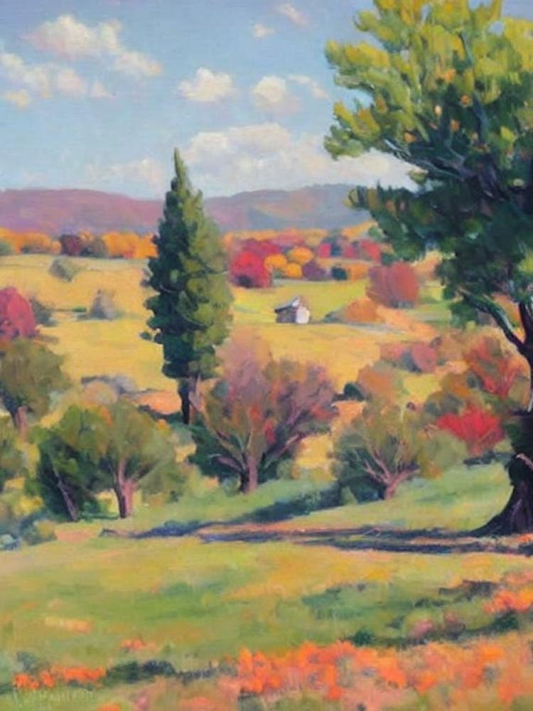 Juniper Tree Watercolour