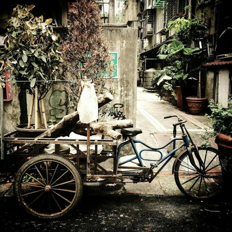 Old Bicycle Cart Vintage