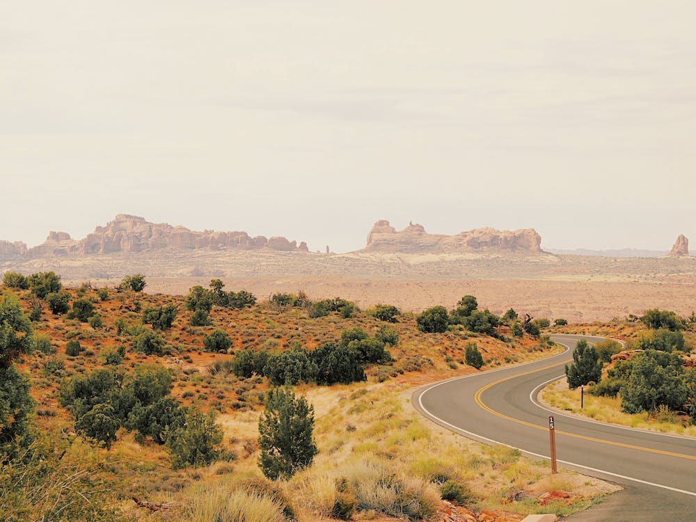 Desert Highway Scenery