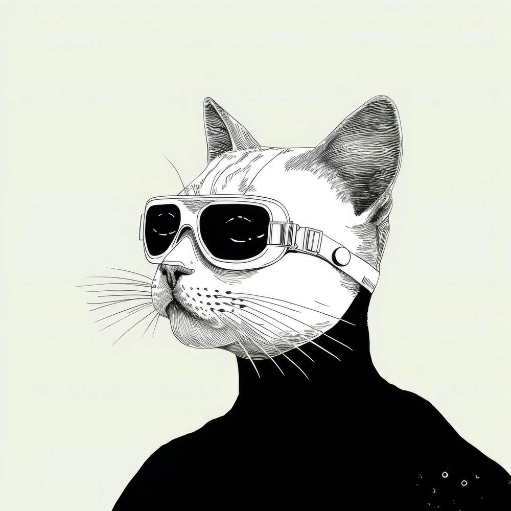 Cat In Sunglasses 4