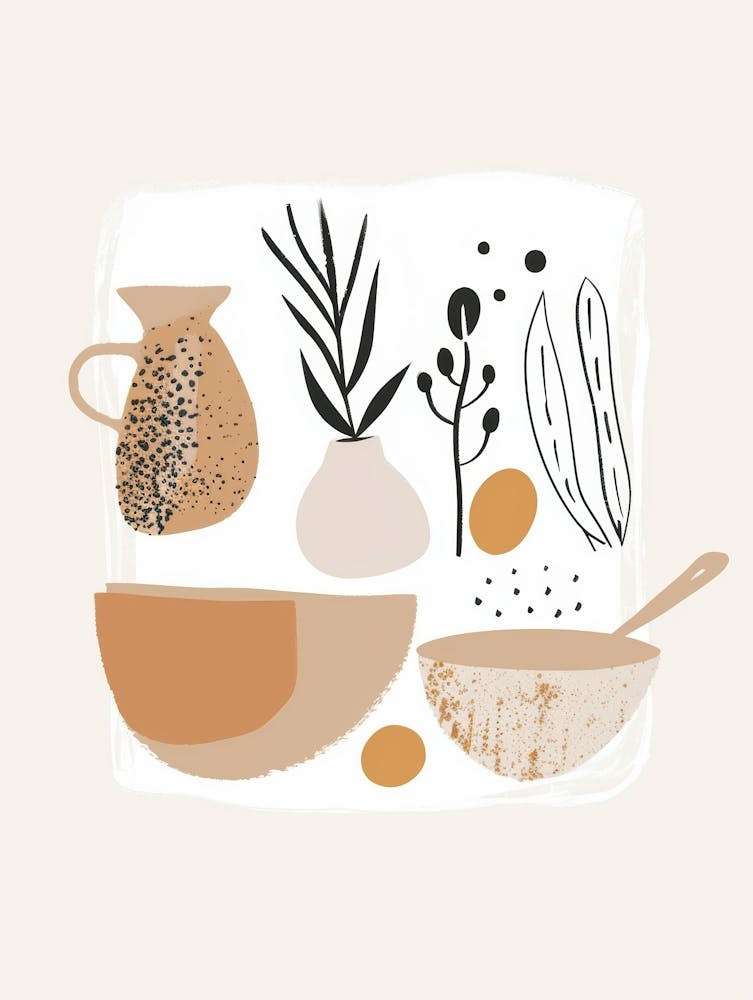 Illustration D'Ustensiles de Cuisine