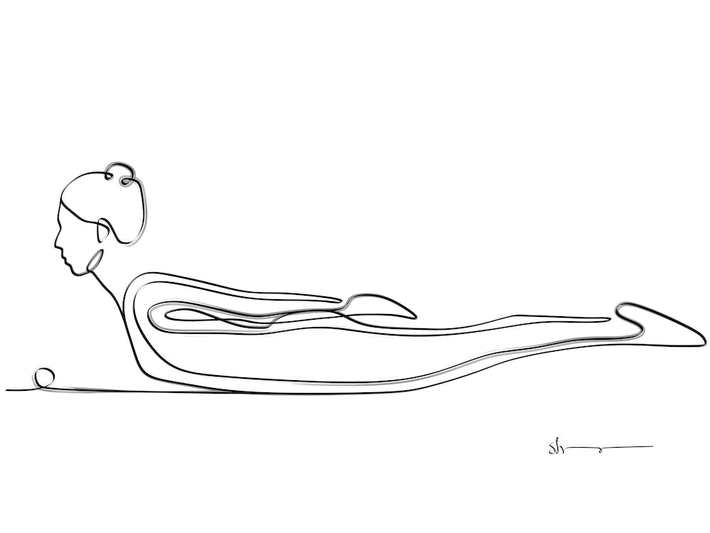 Locust Pose Complete