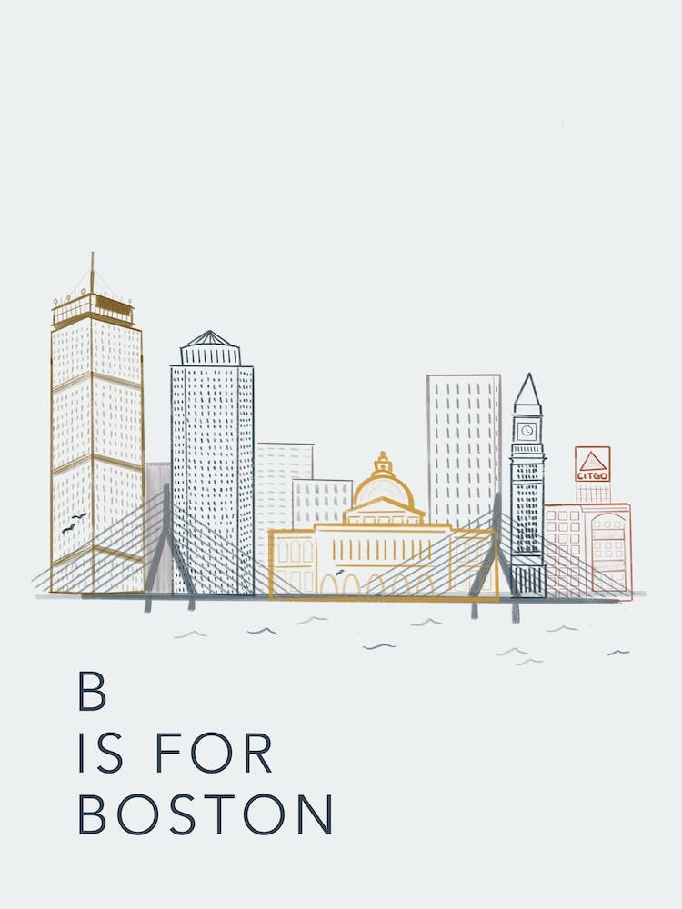 B Is For Boston Color