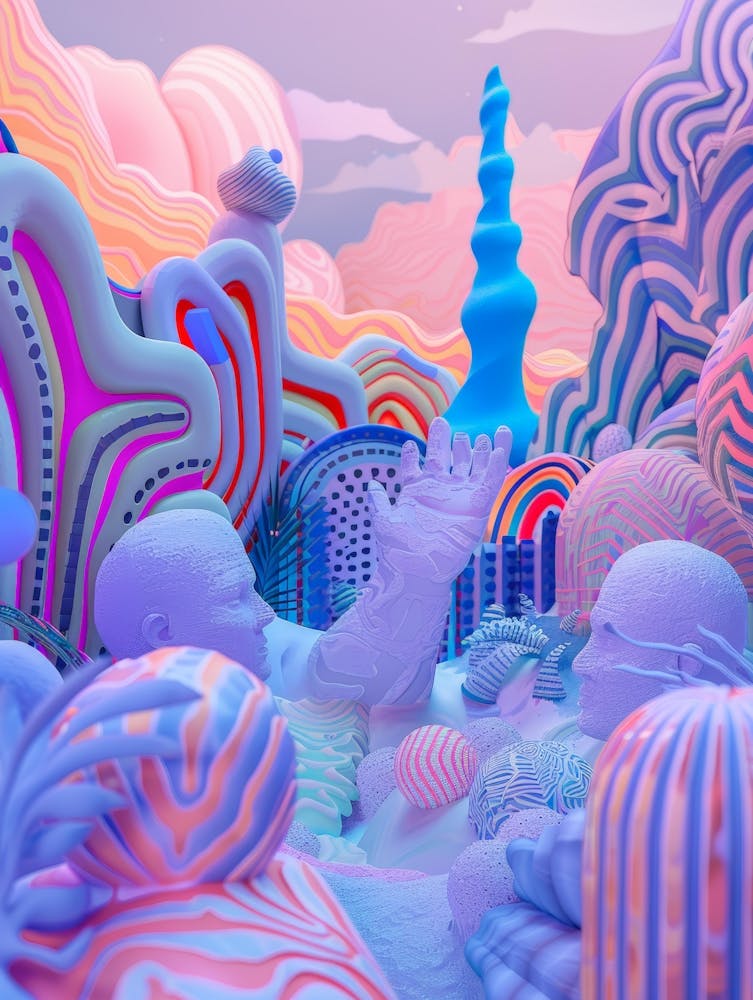 Psychedelic Landscape 7
