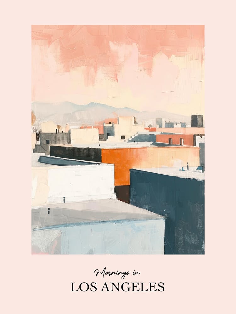 Mornings In Los Angeles Rooftops Morning Skyline 1