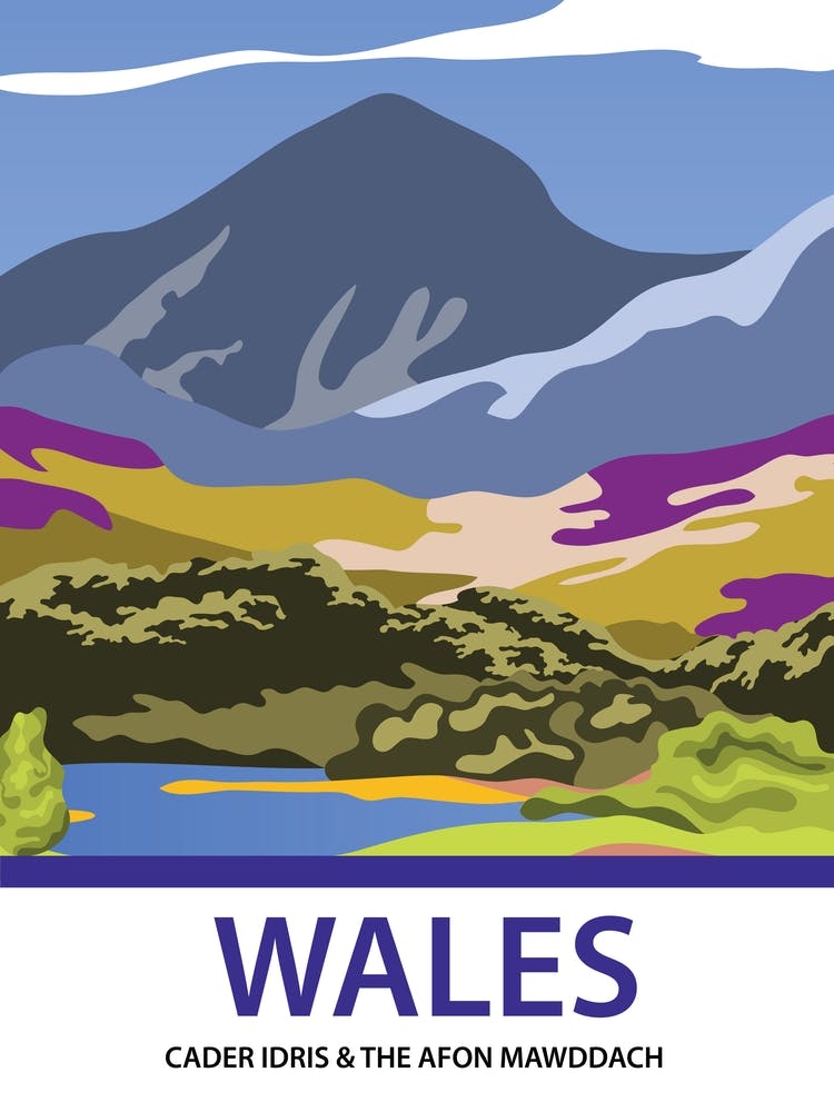 Wales, Cader Idris And The Afon Mawddach
