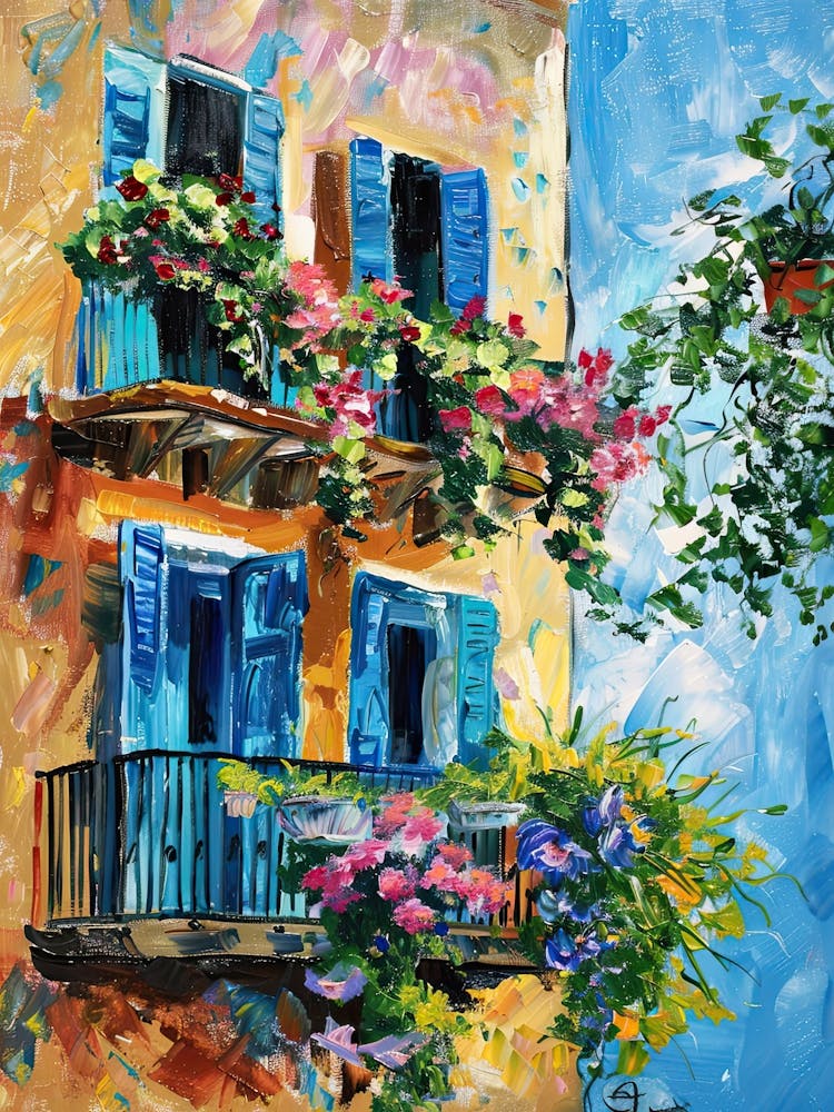 Balcony Painting In Naples 4
