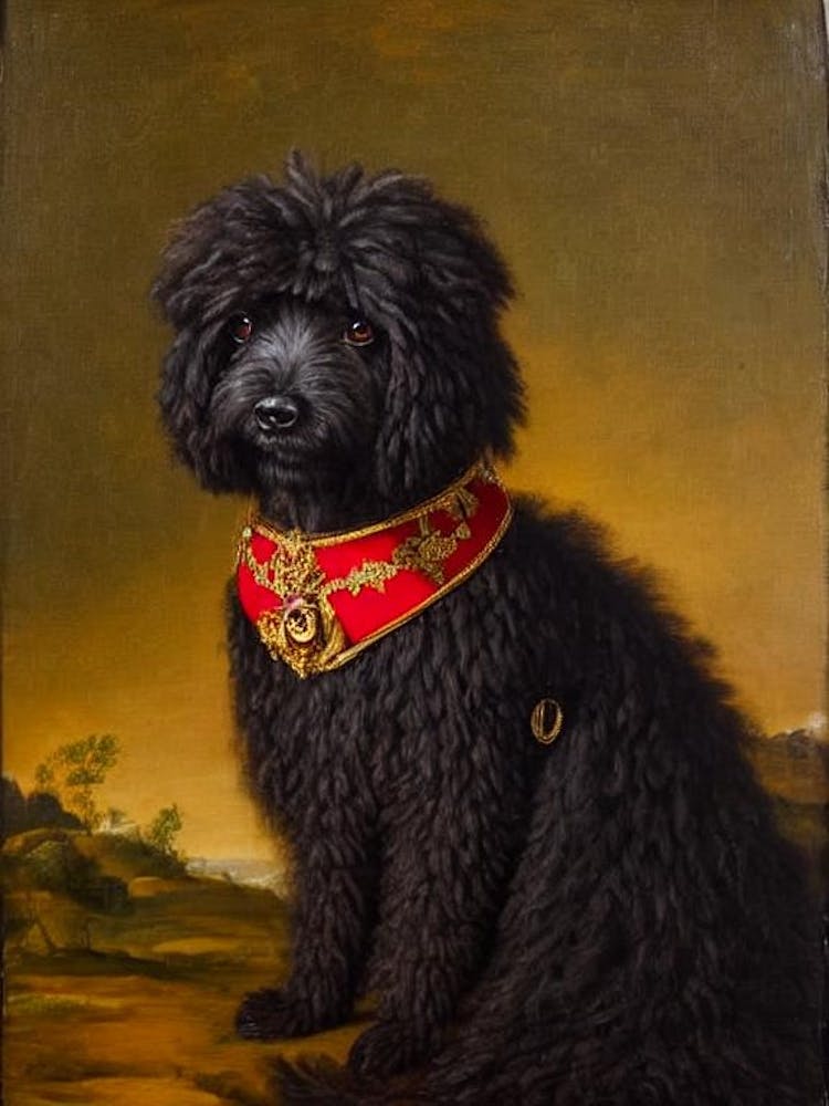 Puli Renaissance Portrait Oil Painting