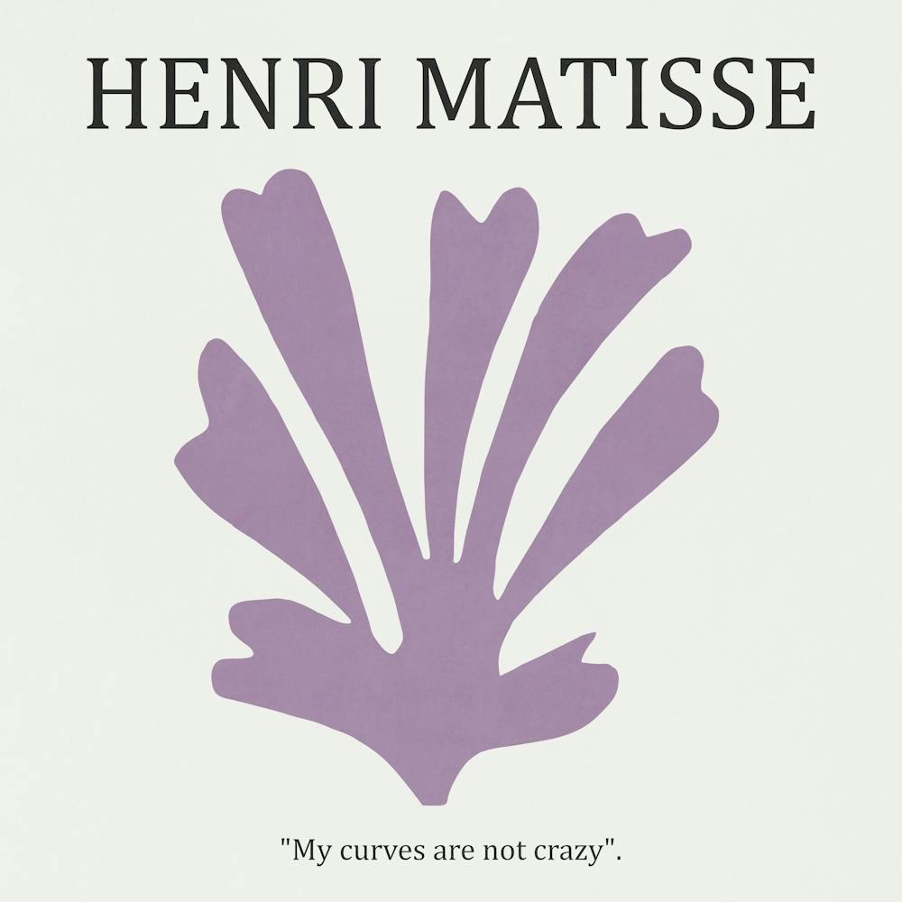 Purple Leaf 02- Henri Matisse