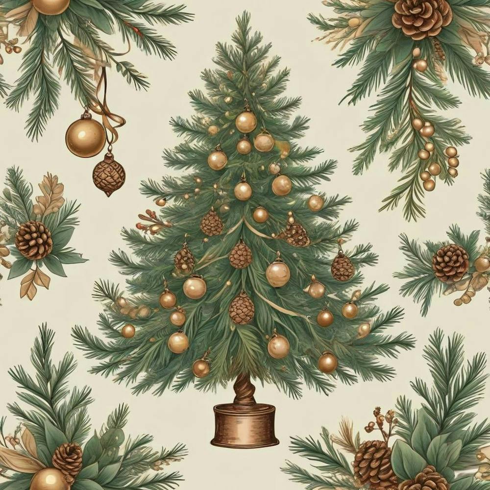 Christmas Tree Wall Arts (4)