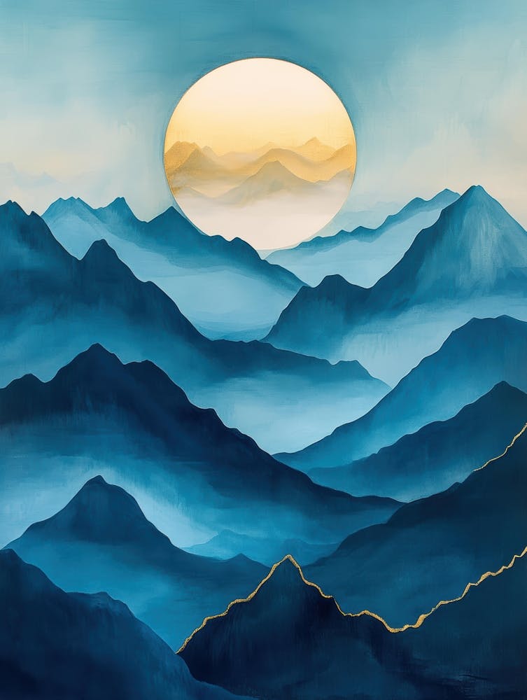 Sunrise Over Mountains 2