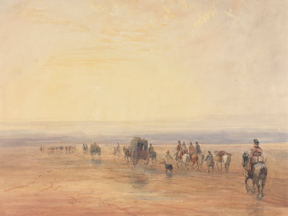 Crossing Lancaster Sands, David Cox